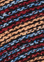 Ulla Johnson - Arquette fringed striped cotton-blend sweater - Blue - XS