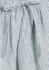 Ulla Johnson - Asa striped linen shorts - Blue - US 0