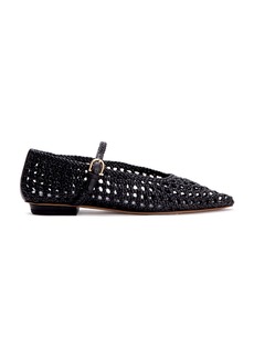 Ulla Johnson - Gracie Leather Flats - Black - IT 40 - Moda Operandi