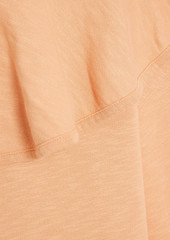 Ulla Johnson - Lolla ruffled French cotton-terry hoodie - Orange - XS