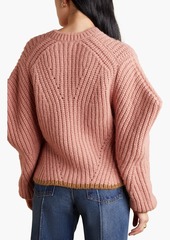 Ulla Johnson - Lorena ribbed alpaca-blend sweater - Pink - L