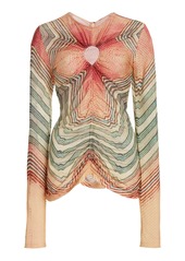 Ulla Johnson - Madeline Cutout Tencel Top - Pink - M - Moda Operandi