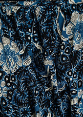 Ulla Johnson - Nailah floral-print cotton-blend mini dress - Blue - US 2