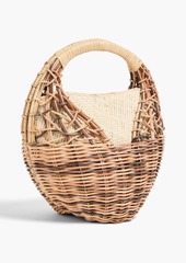 Ulla Johnson - Seashell rattan tote - Brown - OneSize