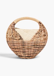 Ulla Johnson - Seashell rattan tote - Brown - OneSize