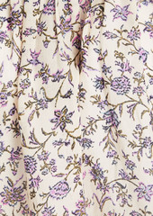 Ulla Johnson - Stella floral-print cotton-blend top - Neutral - US 6