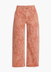 Ulla Johnson - Thea cropped acid-wash high-rise straight-leg jeans - Brown - 24
