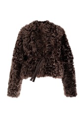 Ulla Johnson - Yulia Reversible Shearling-Leather Jacket - Brown - S - Moda Operandi