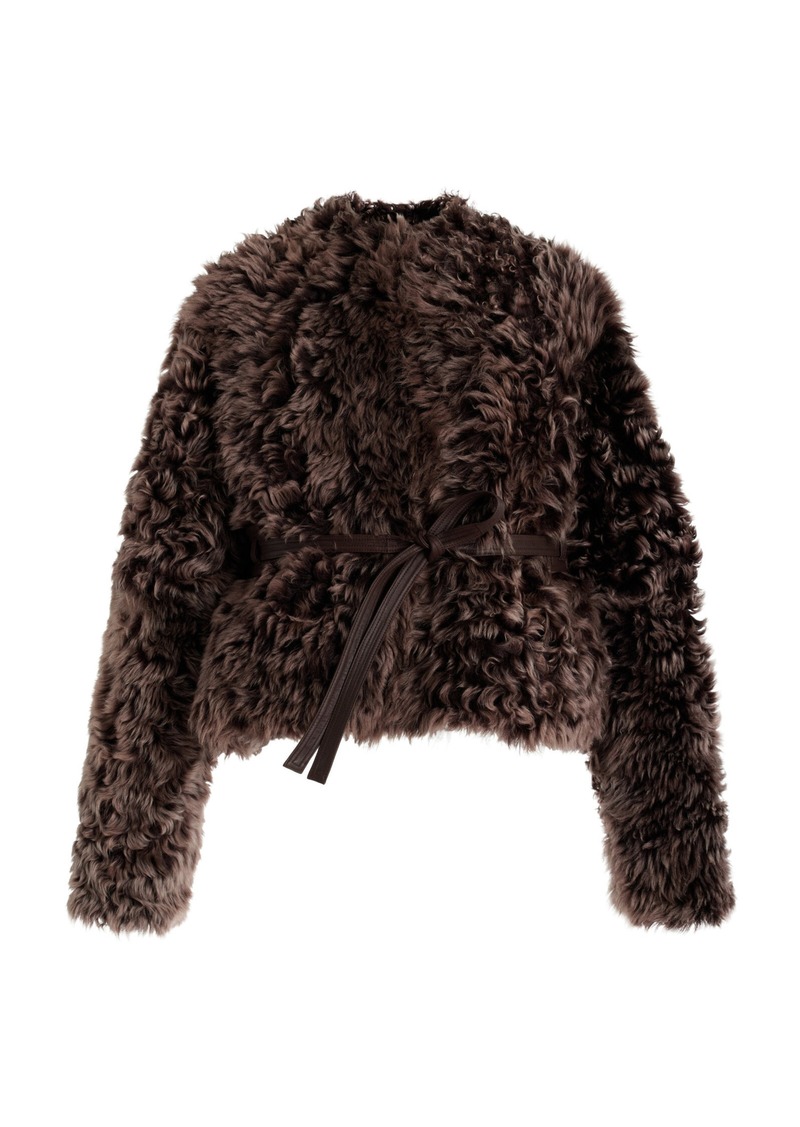 Ulla Johnson - Yulia Reversible Shearling-Leather Jacket - Brown - M - Moda Operandi