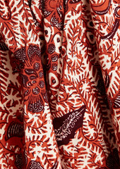 Ulla Johnson - Zev floral-print cotton-blend shorts - Brown - US 2