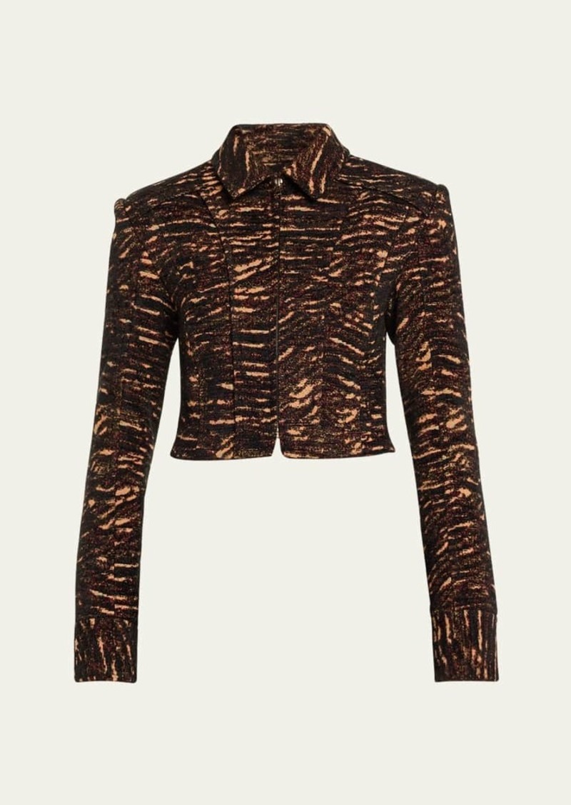 Ulla Johnson Adoni Textured Crop Jacket