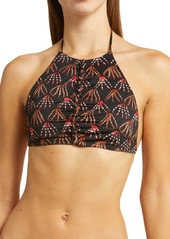 Ulla Johnson Beth Halter Bikini Top