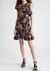 Ulla Johnson Candace Floral Silk Dress