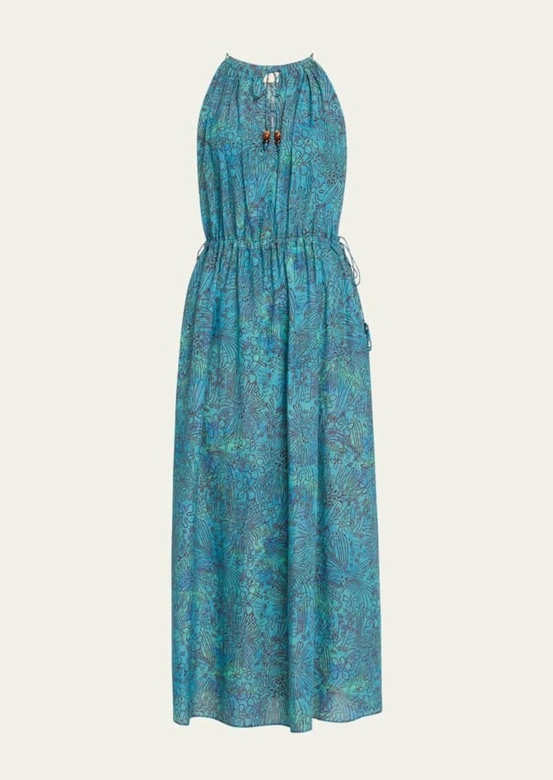 Ulla Johnson Cora Printed Midi Dress Coverup