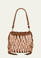 Ulla Johnson Nadia Seashell Tassel Bucket Bag