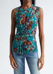 Ulla Johnson Naia Floral Print Sleeveless Top