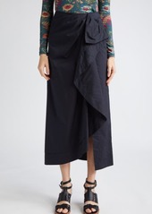 Ulla Johnson Soraya Ruffle Detail Cotton Skirt