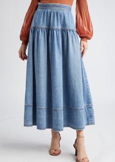 Ulla Johnson The Astrid Nonstretch Denim Skirt