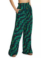 Ulla Johnson Vanessa Cotton-Blend Wide-Leg Pants