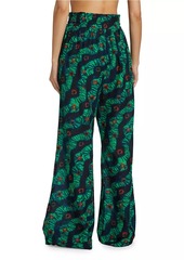 Ulla Johnson Vanessa Cotton-Blend Wide-Leg Pants