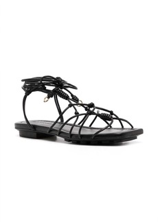 Ulla Johnson Women's Freya Flat Sandal In Black