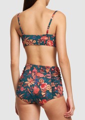 Ulla Johnson Finn Printed Stretch Tech Bikini Bottoms