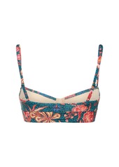 Ulla Johnson Zahara Printed Stretch Tech Bikini Top