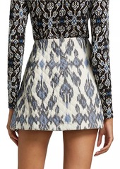 Ulla Johnson Zina Cotton Wrap Miniskirt