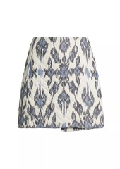 Ulla Johnson Zina Cotton Wrap Miniskirt