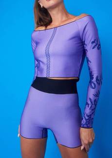 Ultracor Get It Fast Lilac Berry Aura Top In Faded Violet