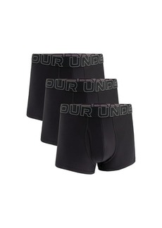 Under Armour 3-Pack Performance Tech Solid 3" Boxer Briefs