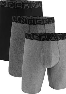 Under Armour 3-Pack Performance Tech Solid 9" Boxer Briefs
