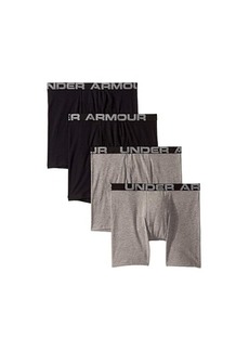 Under Armour 4-Pack Core Cotton Boxer Set (Big Kids)