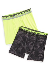 Under Armour 2-Pack Boxer Briefs in Graphite at Nordstrom
