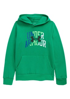 Under Armour Kids' UA Rival Fleece Layers Hoodie in Quest Green at Nordstrom Rack
