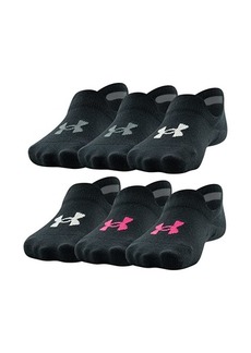 Under Armour Essential Ultra Low Tab Socks 6-Pair (Little Kid/Big Kid)