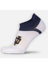 Men's and Women's Under Armour Notre Dame Fighting Irish Run Performance No Show Tab Socks - White