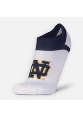 Men's and Women's Under Armour Notre Dame Fighting Irish Run Performance No Show Tab Socks - White