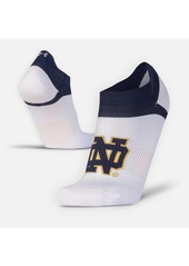 Men's and Women's Under Armour Notre Dame Fighting Irish Run Performance No Show Tab Socks - White