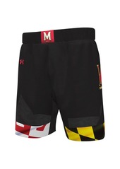 Men's Under Armour Black Maryland Terrapins Replica Basketball Shorts - Black