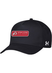 Men's Under Armour Black Utah Utes 2023 Sideline Adjustable Hat - Black