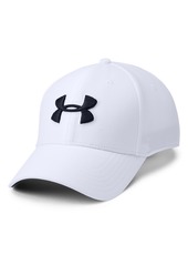 Under Armour Blitzing 3.0 Performance Baseball Cap in White /Steel /Black at Nordstrom