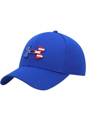 Men's Under Armour Blue Freedom Blitzing Flex Hat
