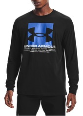 Men's Under Armour Boxed Script Long Sleeve Graphic Tee
