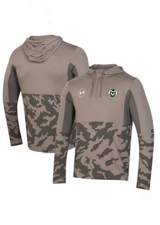 Men's Under Armour Green Colorado State Rams Military Appreciation Quarter-Zip Pullover Hoodie Jacket in Olive at Nordstrom