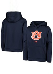 Youth Under Armour Navy Auburn Tigers Logo Pullover Hoodie at Nordstrom