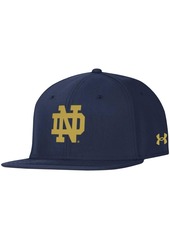 Men's Under Armour Navy Notre Dame Fighting Irish Baseball Fitted Hat