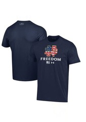 Men's Under Armour Navy Notre Dame Fighting Irish Freedom Flag Performance T-Shirt at Nordstrom