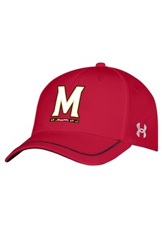 Men's Under Armour Red Maryland Terrapins Iso-Chill Blitzing Accent Flex Hat - Red