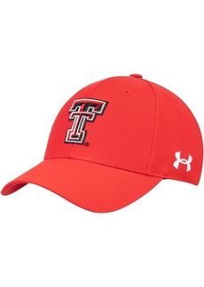 Men's Under Armour Red Texas Tech Red Raiders Classic Structured Adjustable Hat